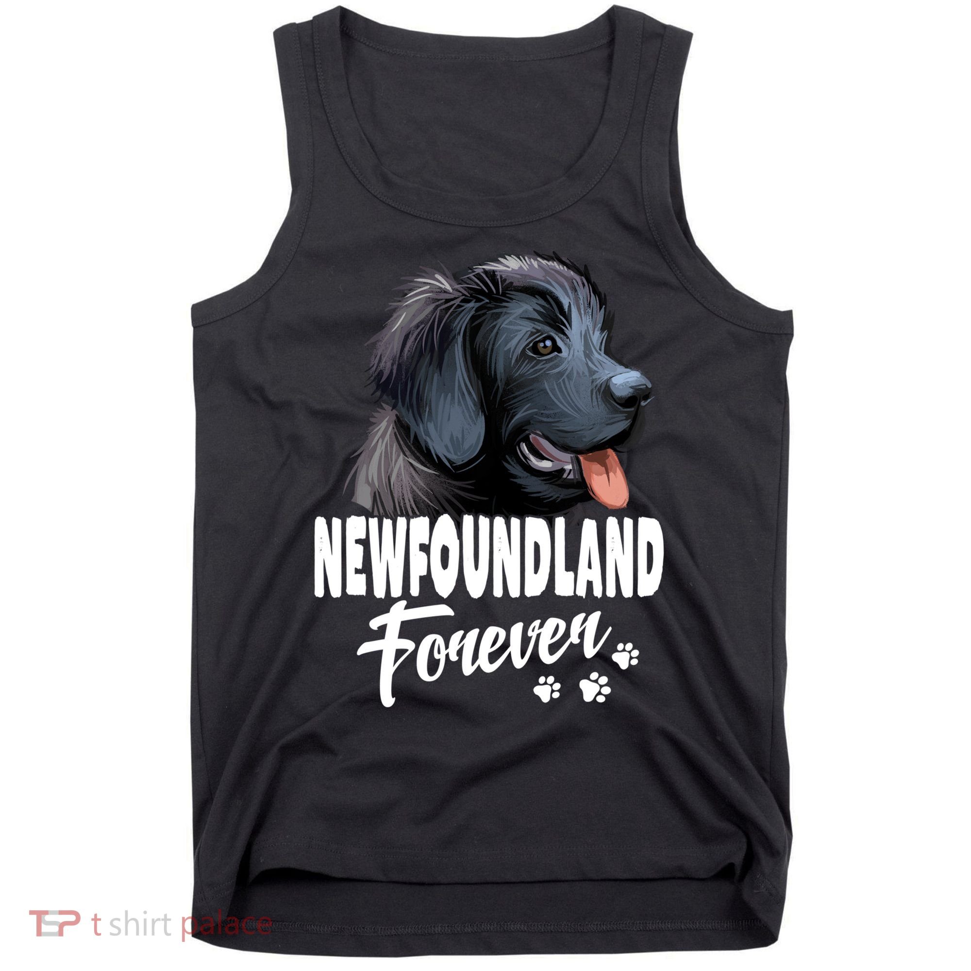 Dogs 365 Newfoundland Forever Cute Dog Lover Gift Tank Top
