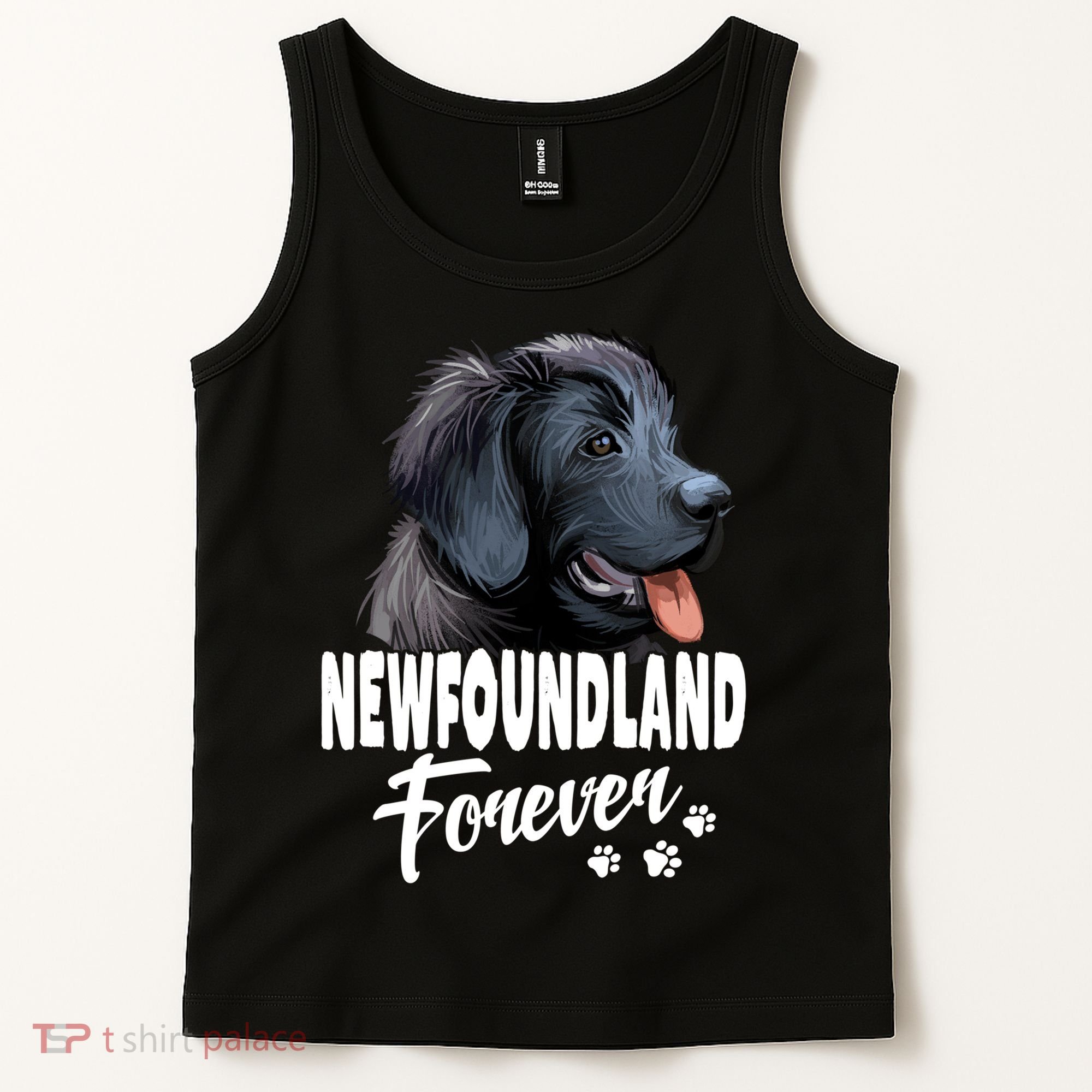 Dogs 365 Newfoundland Forever Cute Dog Lover Gift Tank Top