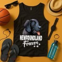 Dogs 365 Newfoundland Forever Cute Dog Lover Gift Tank Top thumb 4