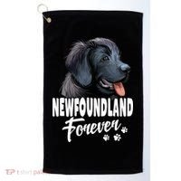 Dogs 365 Newfoundland Forever Cute Dog Lover Gift Golf Towel thumb 0