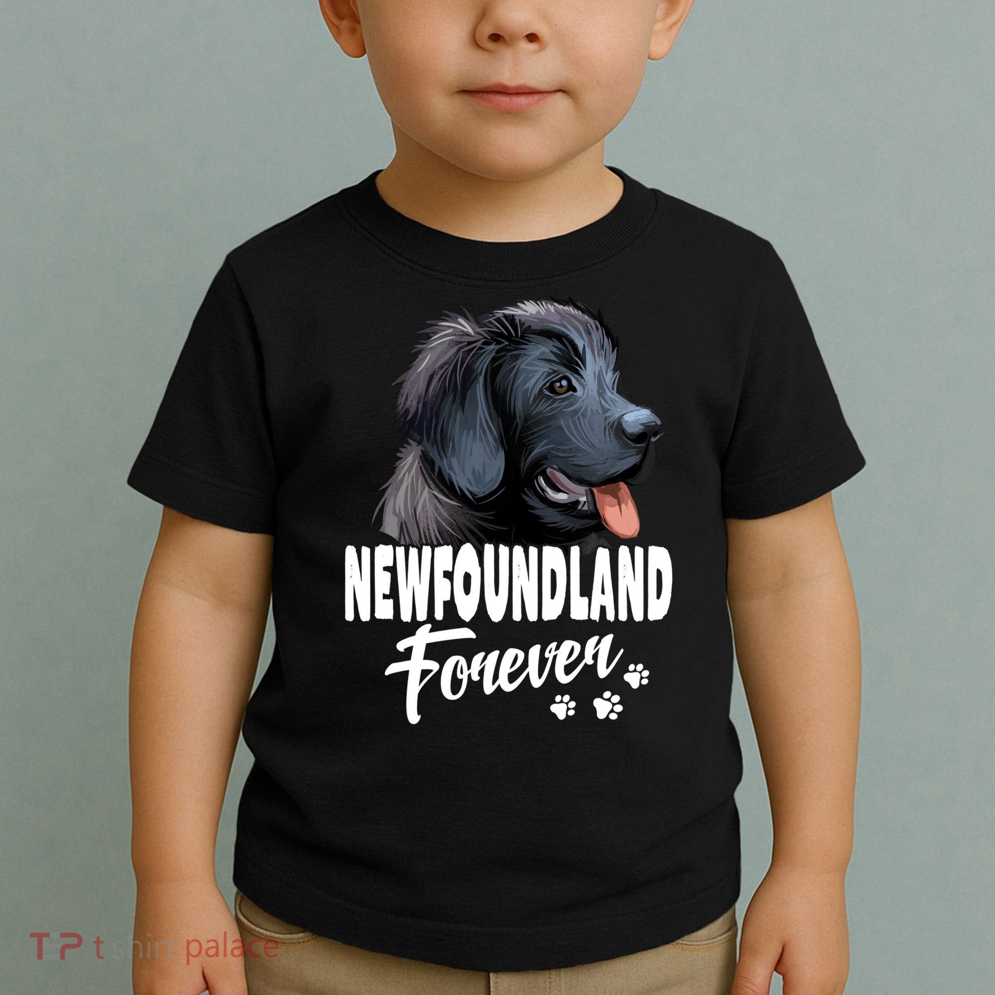 Dogs 365 Newfoundland Forever Cute Dog Lover Gift Toddler T-Shirt
