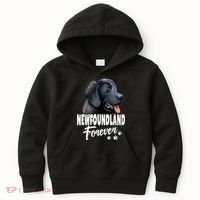 Dogs 365 Newfoundland Forever Cute Dog Lover Gift Kids Hoodie thumb 0