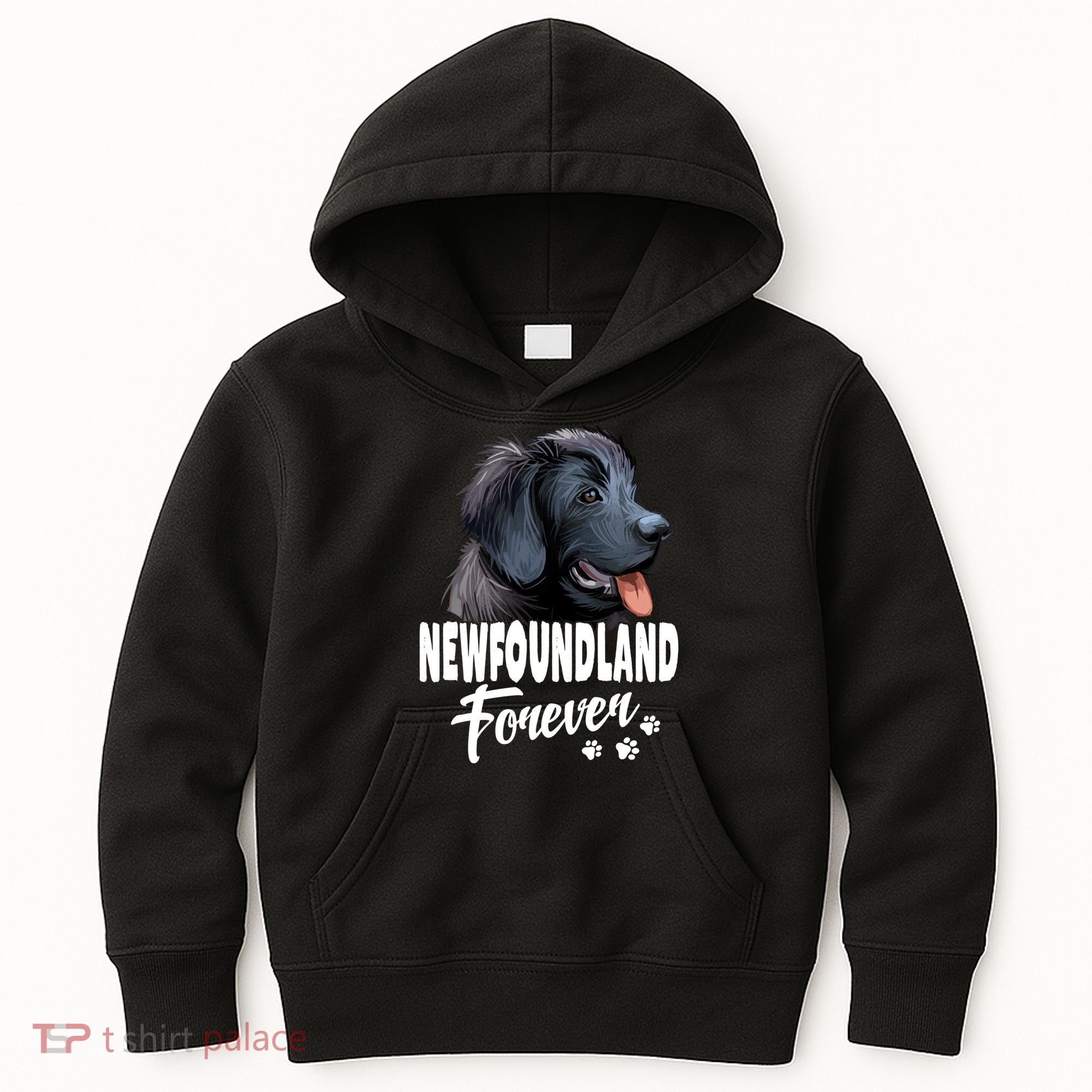 Dogs 365 Newfoundland Forever Cute Dog Lover Gift Kids Hoodie