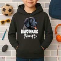 Dogs 365 Newfoundland Forever Cute Dog Lover Gift Kids Hoodie thumb 2