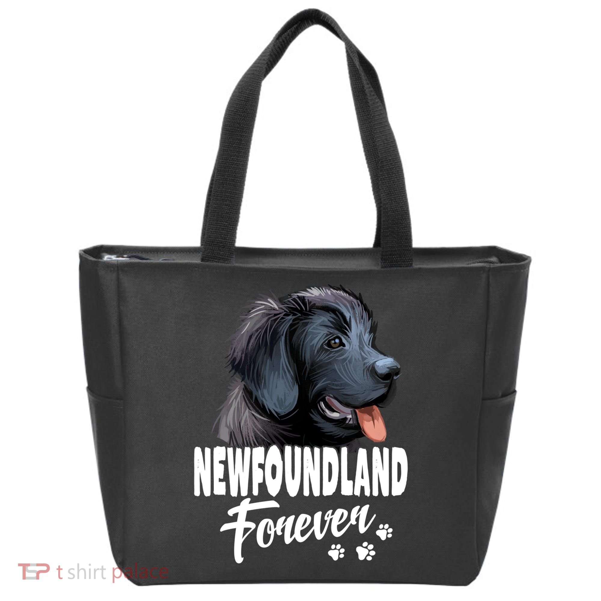 Dogs 365 Newfoundland Forever Cute Dog Lover Gift Tote Bag