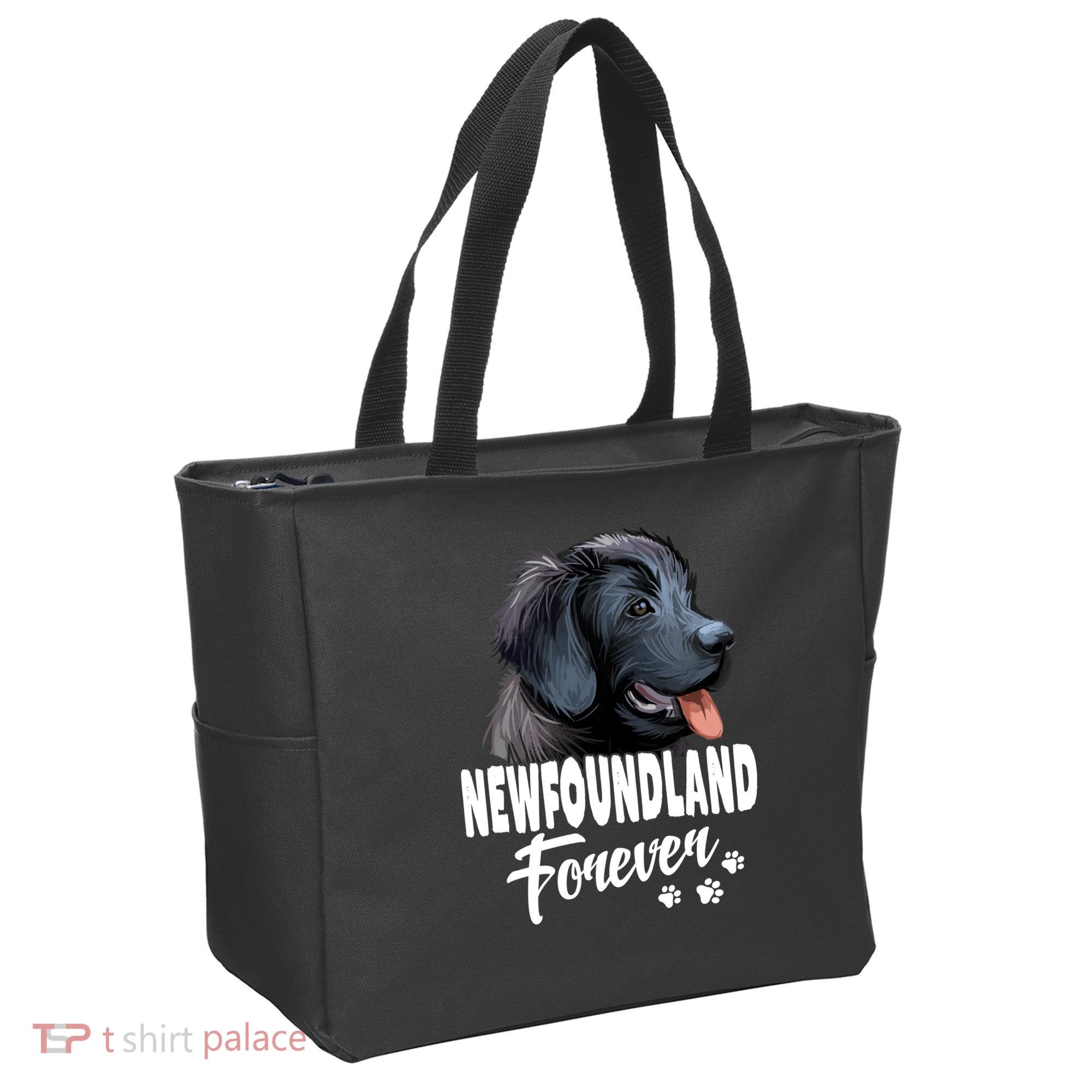 Dogs 365 Newfoundland Forever Cute Dog Lover Gift Tote Bag