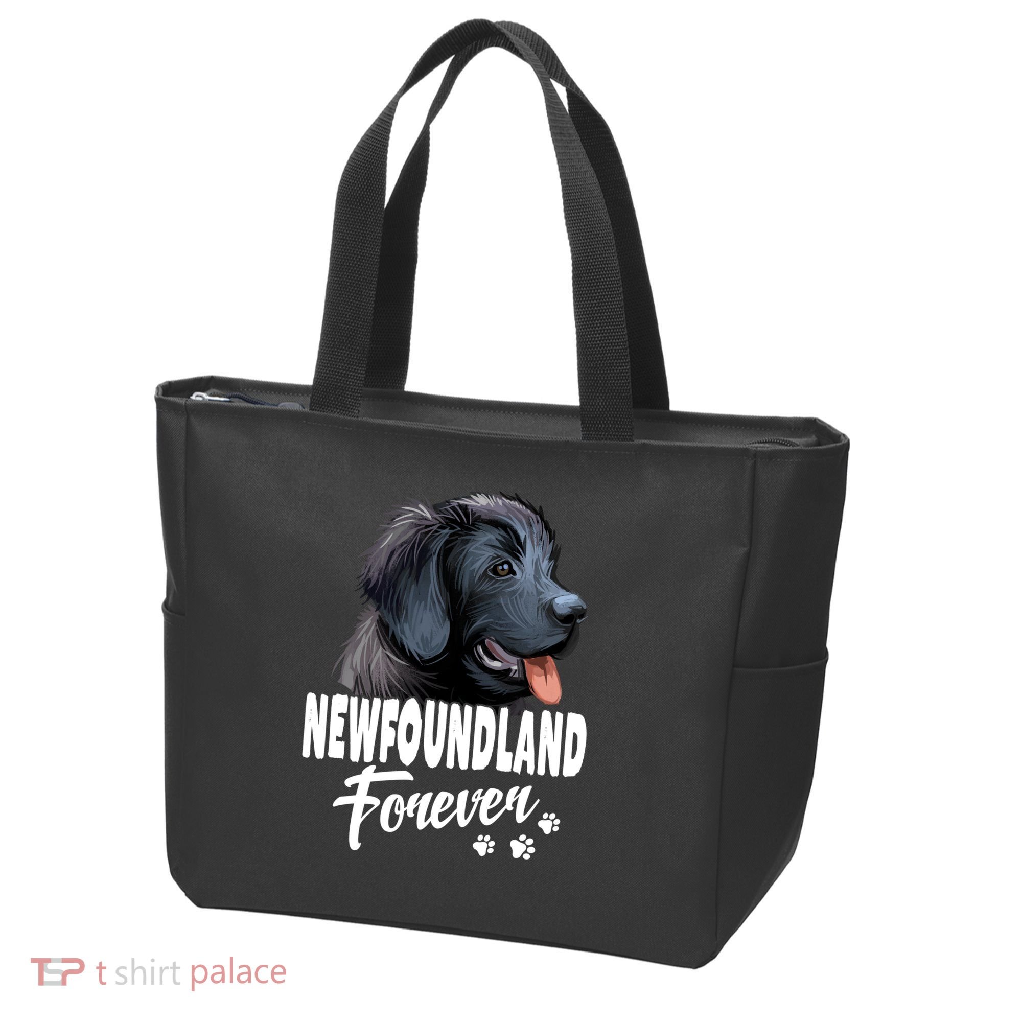 Dogs 365 Newfoundland Forever Cute Dog Lover Gift Tote Bag