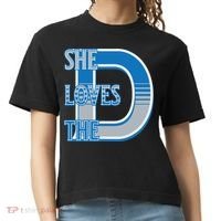 Detroit 313 She Loves The D Comfort Colors Boxy T-Shirt thumb 0