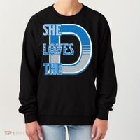 Detroit 313 She Loves The D Women's Sweatshirt thumb 0