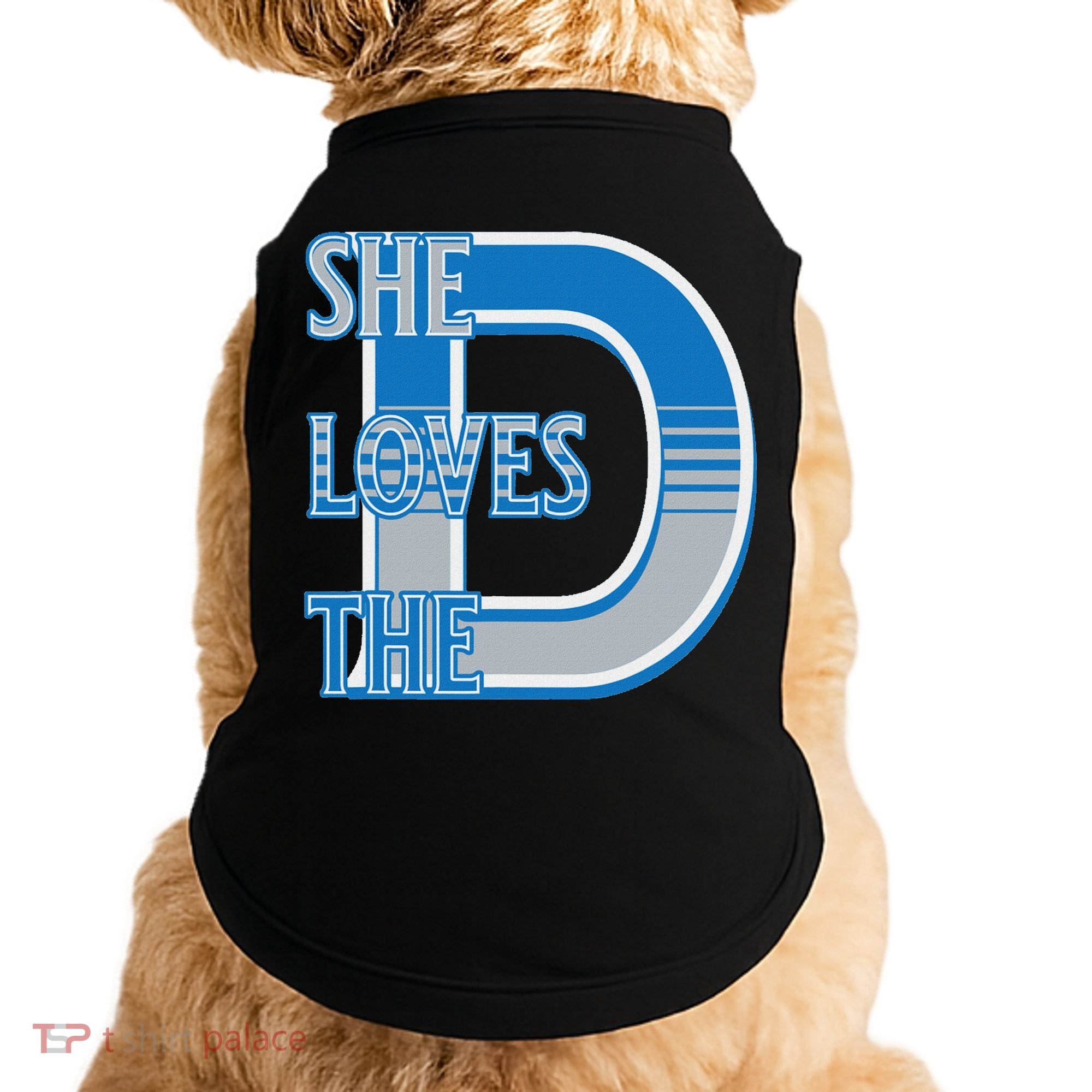 Detroit 313 She Loves The D Doggie Tank