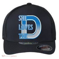 Detroit 313 She Loves The D Flexfit Unipanel Trucker Cap thumb 0