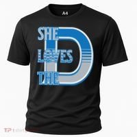 Detroit 313 She Loves The D Cooling Performance Crew T-Shirt thumb 0