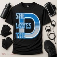 Detroit 313 She Loves The D Cooling Performance Crew T-Shirt thumb 3