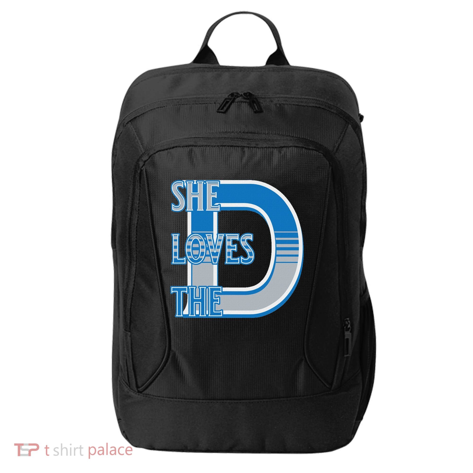Detroit 313 She Loves The D City Backpack