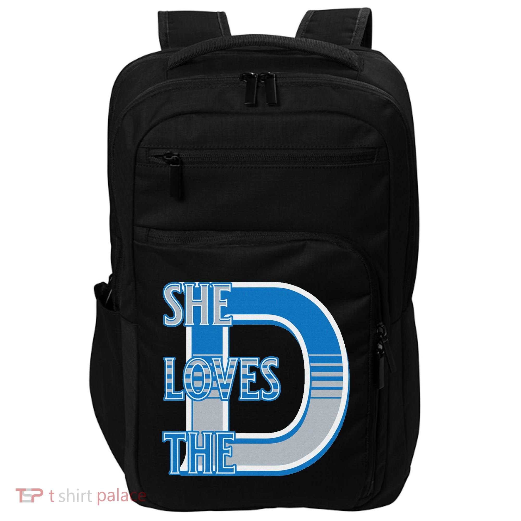Detroit 313 She Loves The D Impact Tech Backpack