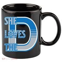 Detroit 313 She Loves The D 11oz C Handle Ceramic Mug thumb 0