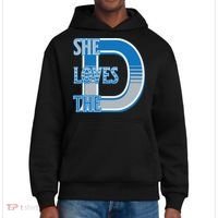 Detroit 313 She Loves The D District V.I.T. Heavyweight Hoodie thumb 0