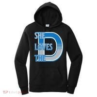 Detroit 313 She Loves The D Women's Hoodie thumb 0