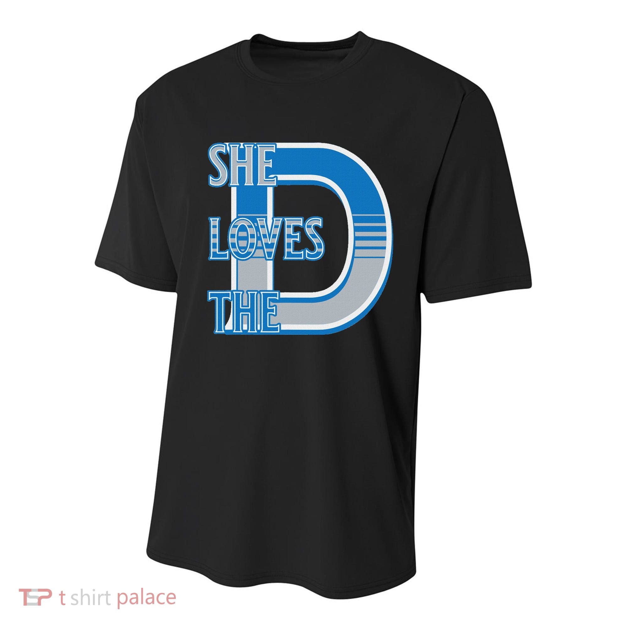 Detroit 313 She Loves The D Youth Performance Sprint T-Shirt