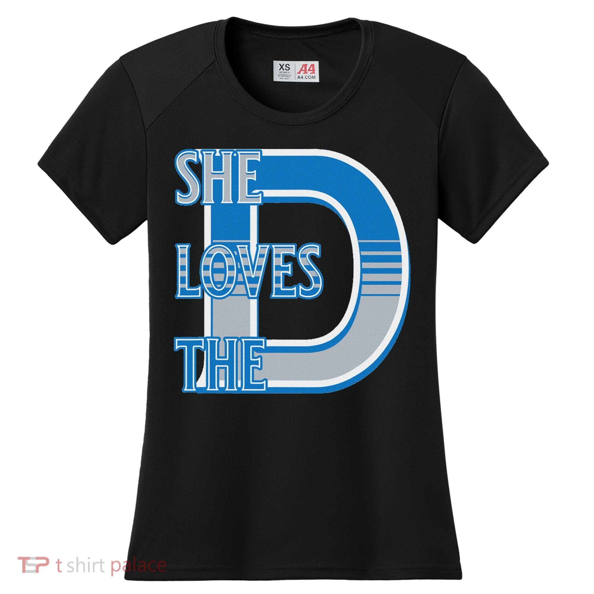 Detroit 313 She Loves The D Women's Cooling Performance Crew T-Shirt