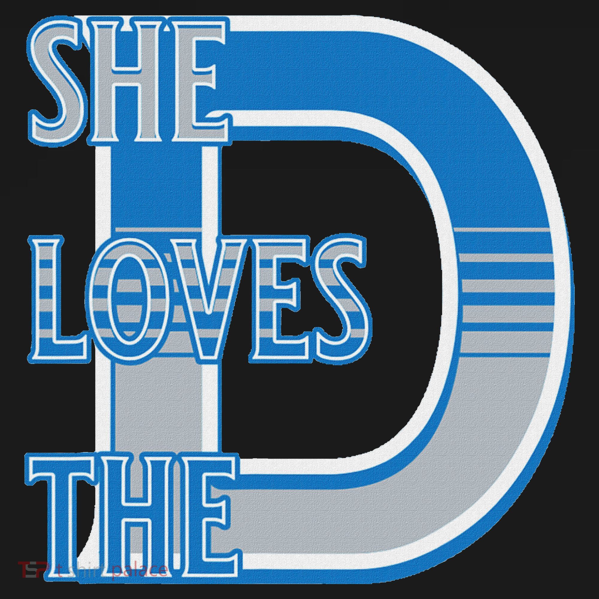 Detroit 313 She Loves The D Performance Fleece Hoodie