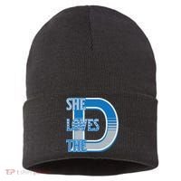 Detroit 313 She Loves The D Sustainable Knit Beanie thumb 0