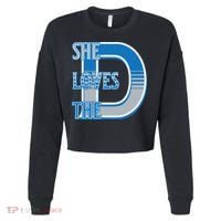 Detroit 313 She Loves The D Cropped Pullover Crew thumb 0