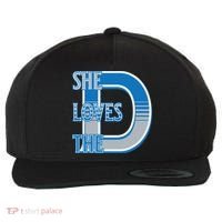 Detroit 313 She Loves The D Wool Snapback Cap thumb 0