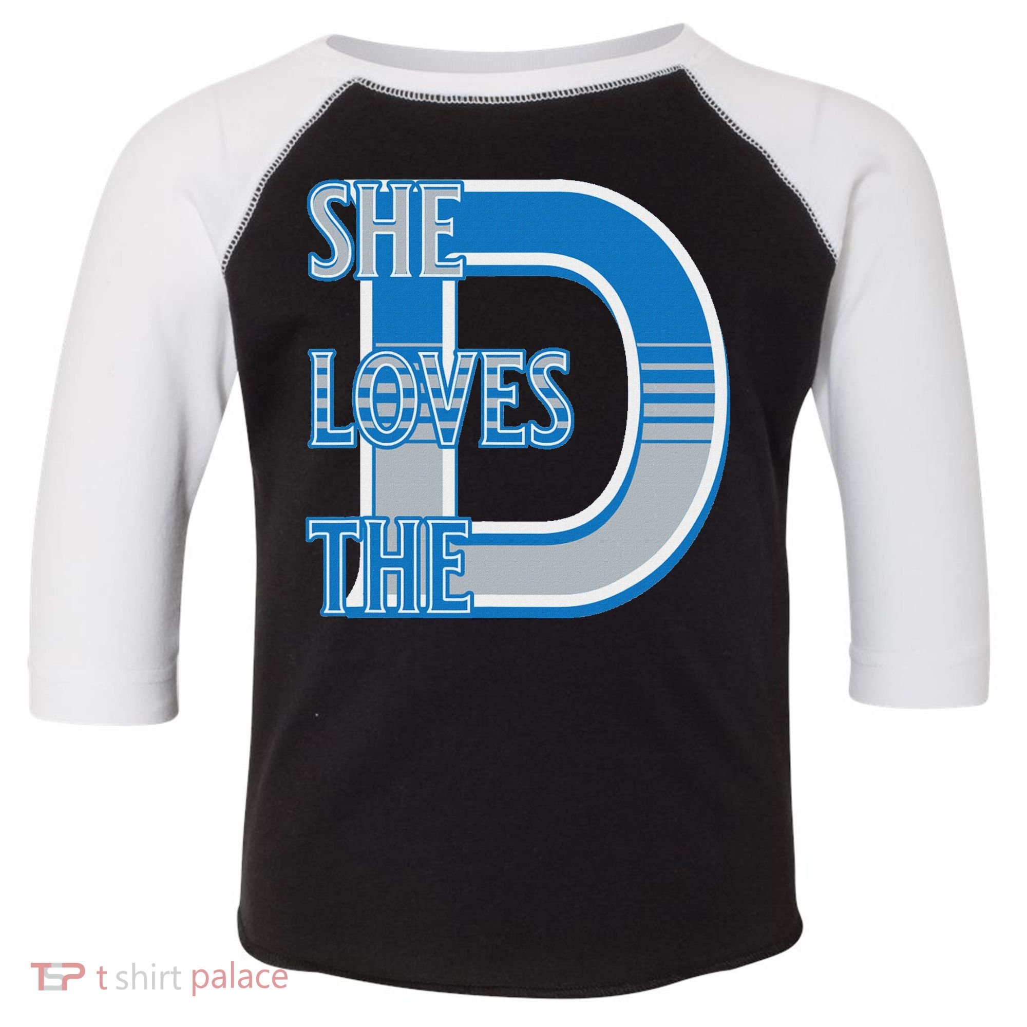 Detroit 313 She Loves The D Toddler Fine Jersey T-Shirt