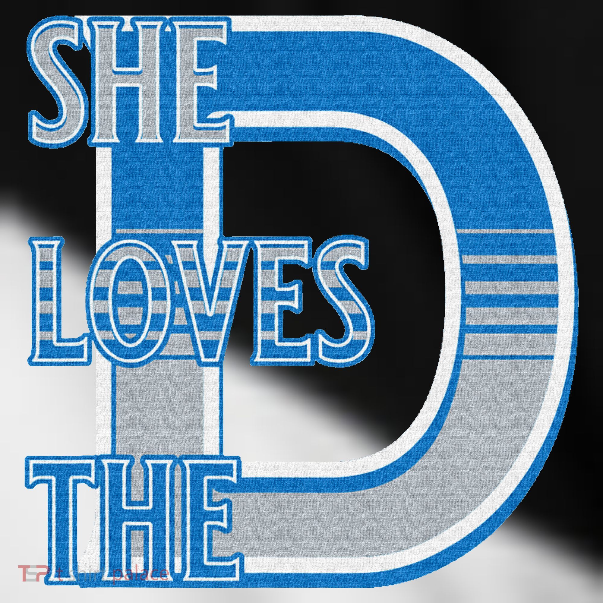 Detroit 313 She Loves The D Toddler Fine Jersey T-Shirt
