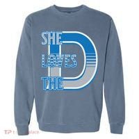 Detroit 313 She Loves The D Garment-Dyed Sweatshirt thumb 0