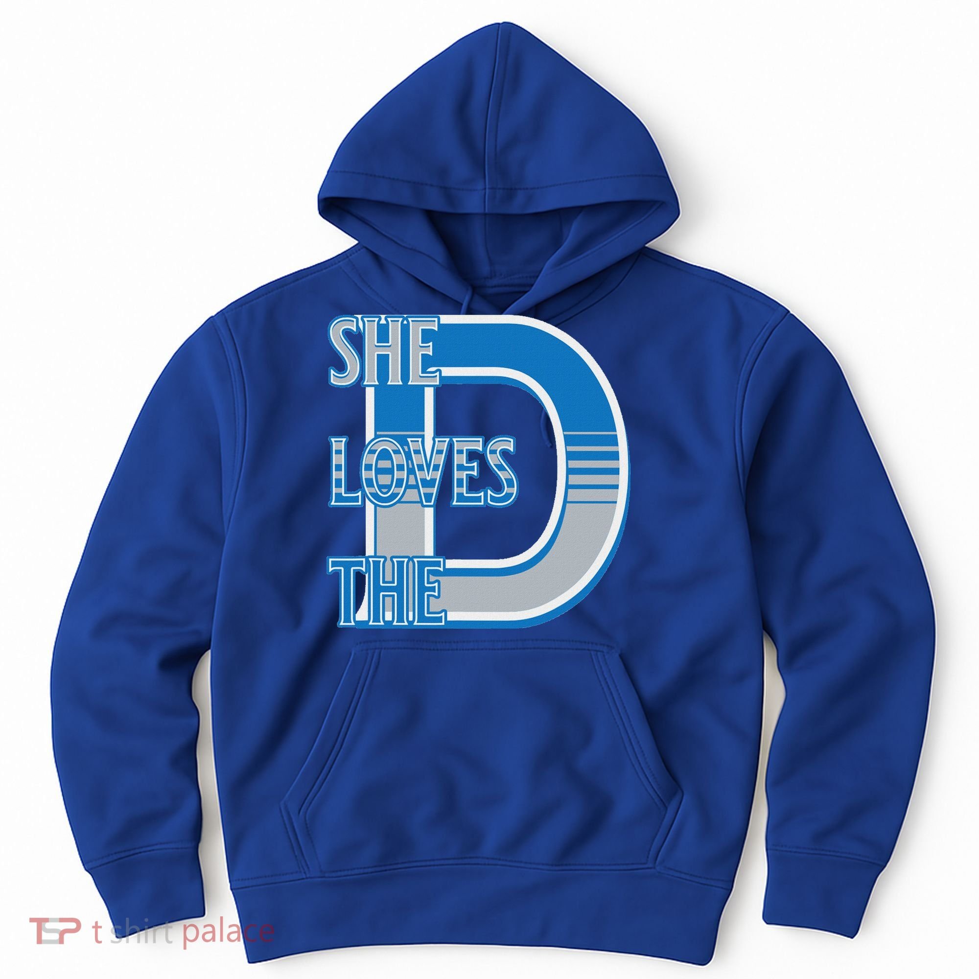 Detroit 313 She Loves The D Hoodie
