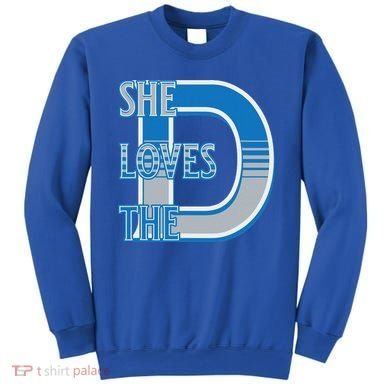 Detroit 313 She Loves The D Sweatshirt