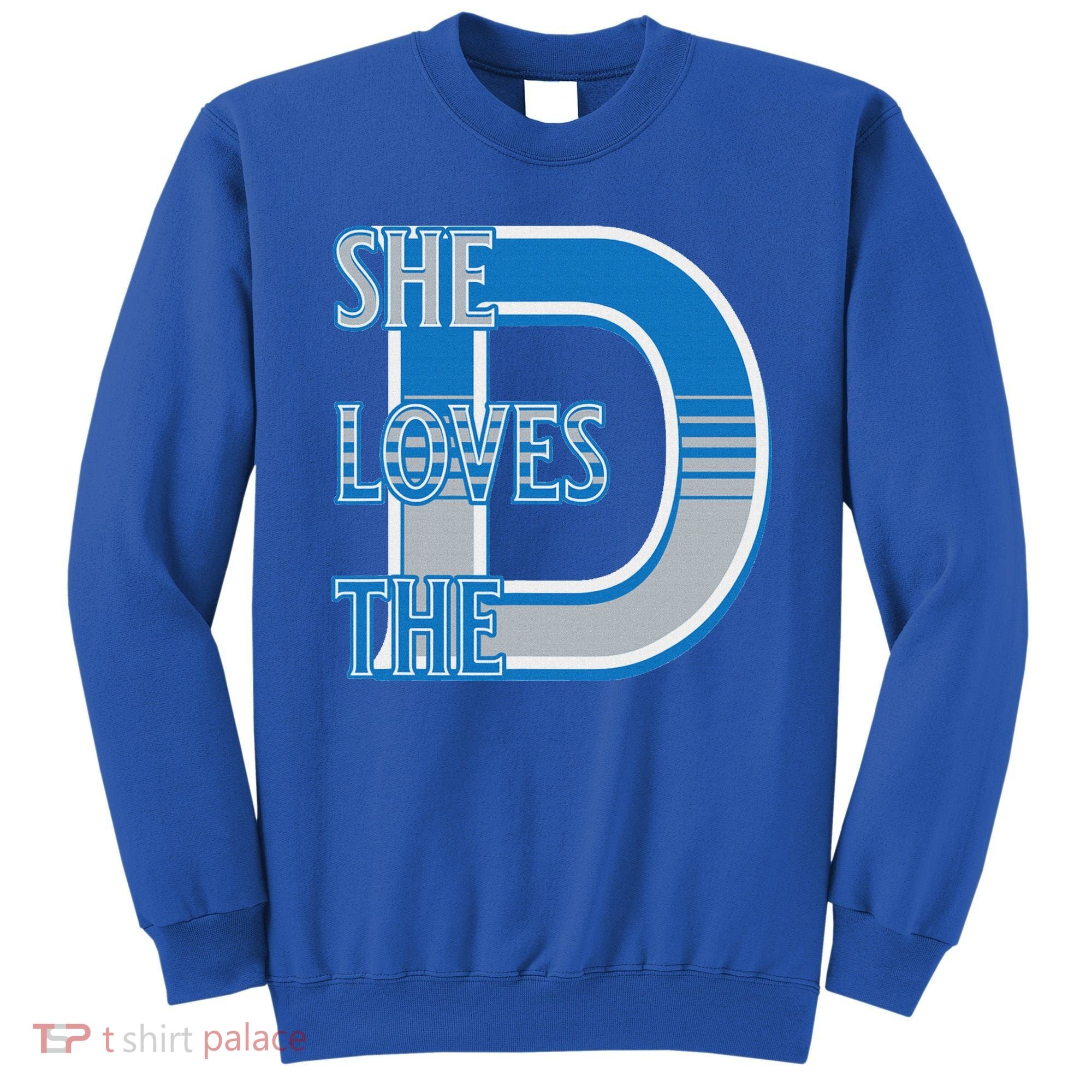 Detroit 313 She Loves The D Sweatshirt