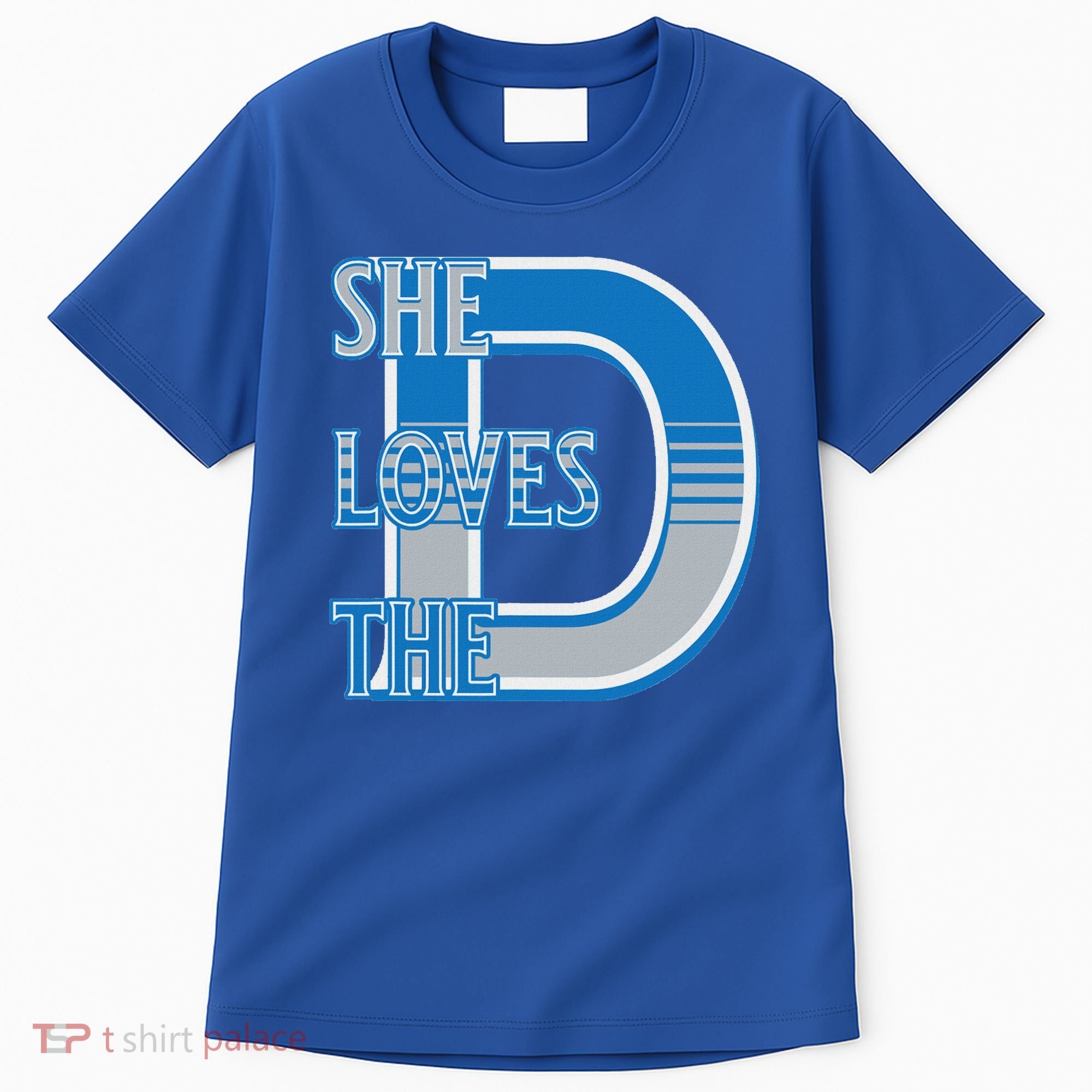 Detroit 313 She Loves The D Tall T-Shirt