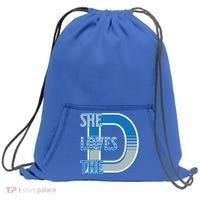 Detroit 313 She Loves The D Sweatshirt Cinch Pack Bag thumb 0