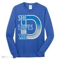 Detroit 313 She Loves The D Tall Long Sleeve Shirt thumb 0