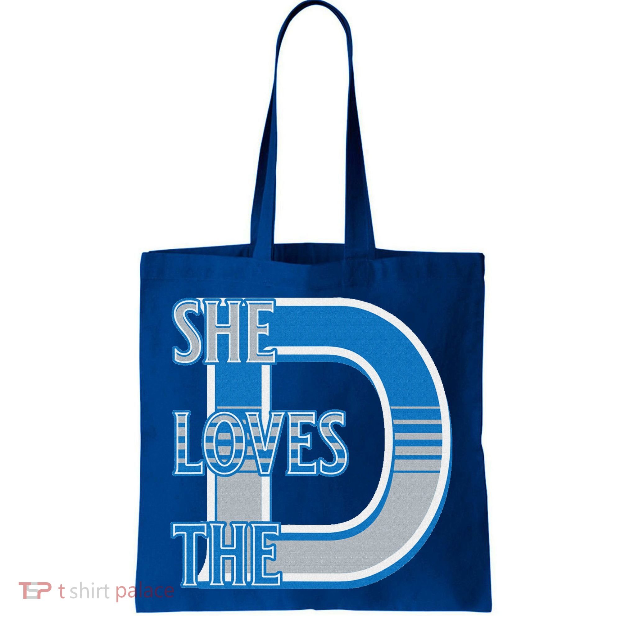 Detroit 313 She Loves The D Tote Bag