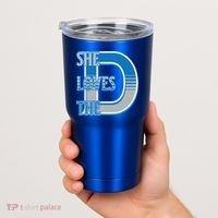 Detroit 313 She Loves The D Tumbler thumb 2