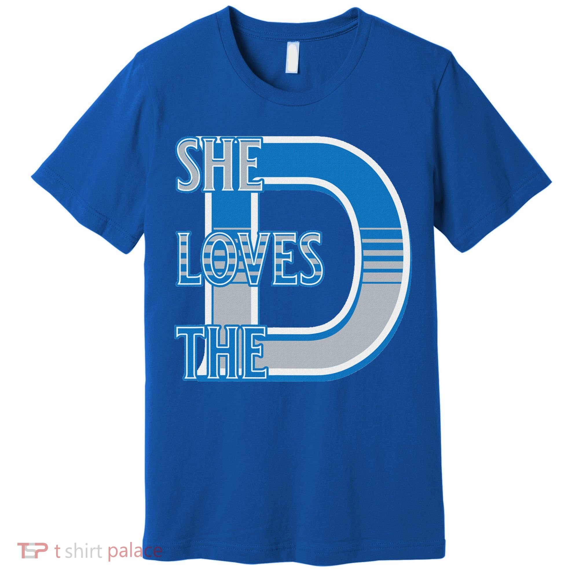 Detroit 313 She Loves The D Premium T-Shirt