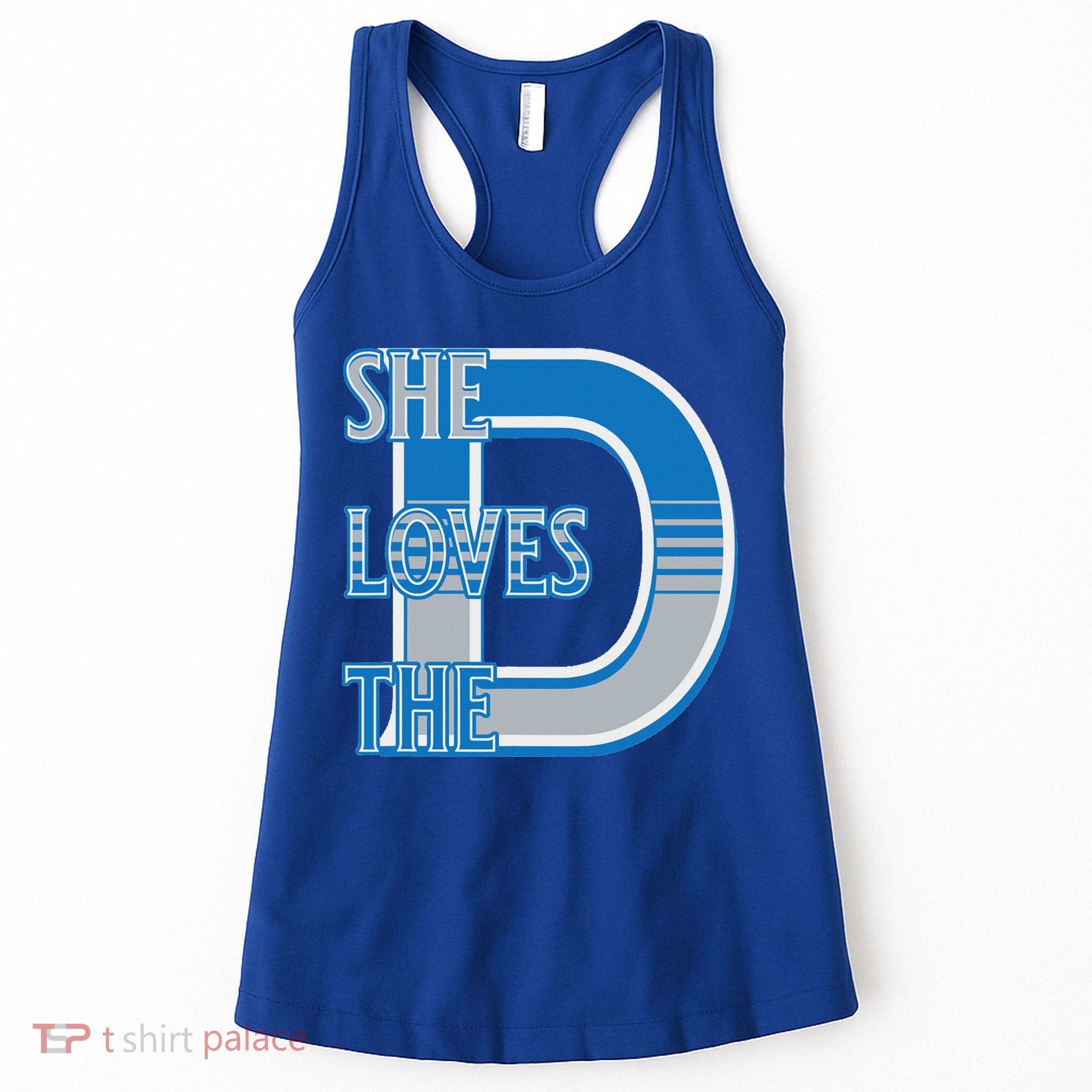 Detroit 313 She Loves The D Women's Tank Top