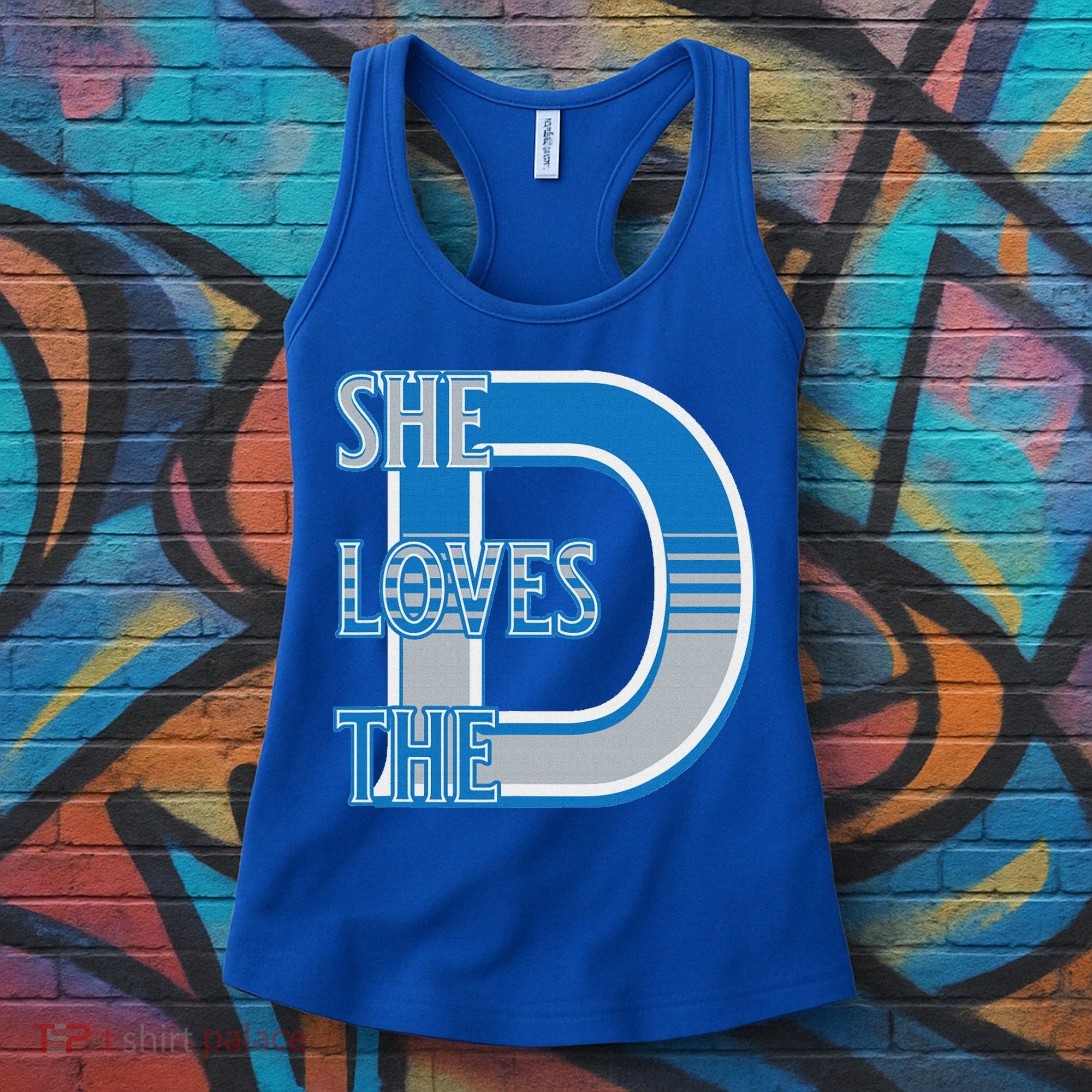 Detroit 313 She Loves The D Women's Tank Top