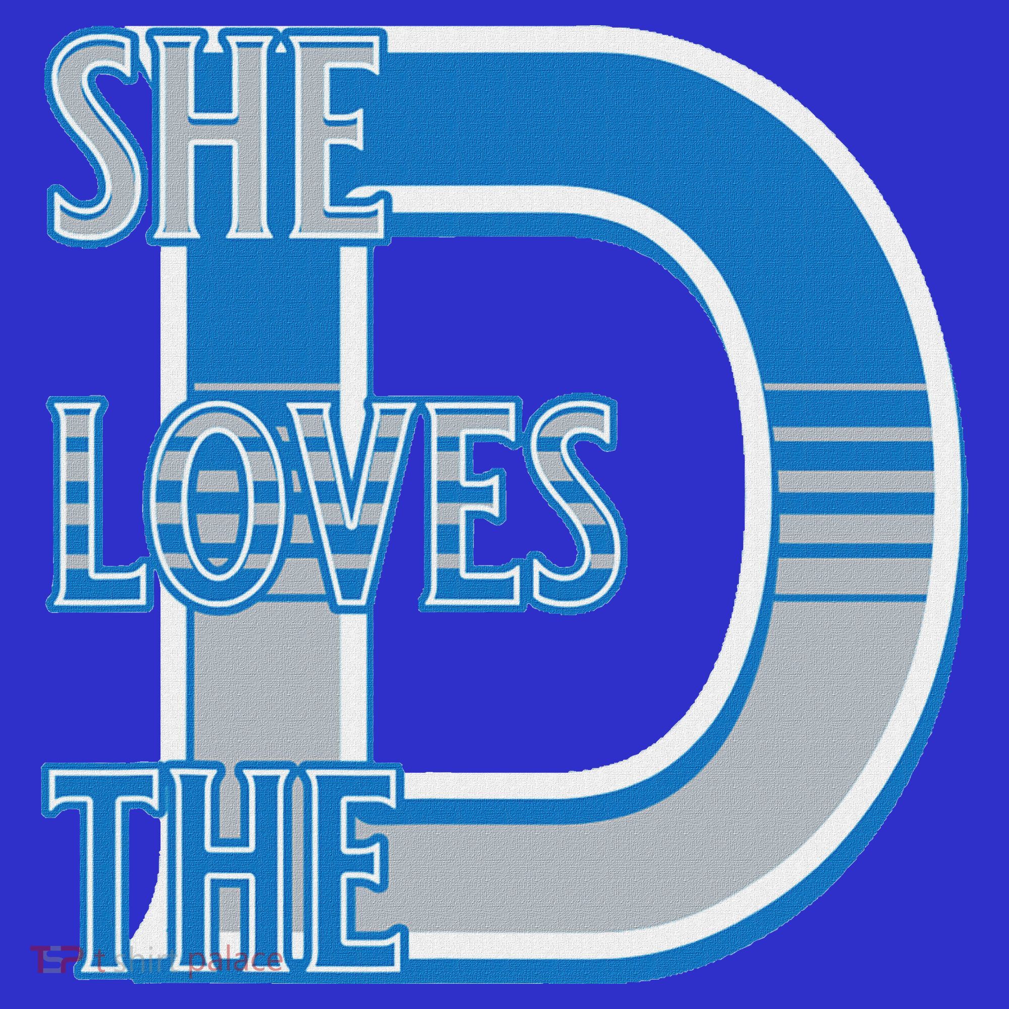 Detroit 313 She Loves The D Women's Tank Top