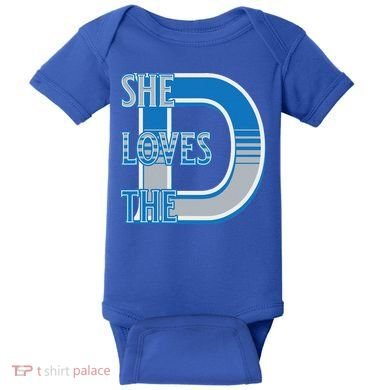 Detroit 313 She Loves The D Baby Bodysuit
