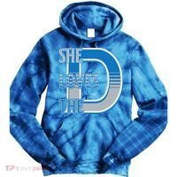 Detroit 313 She Loves The D Tie Dye Hoodie thumb 0