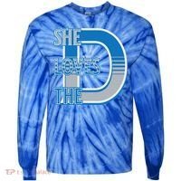 Detroit 313 She Loves The D Tie-Dye Long Sleeve Shirt thumb 0