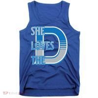 Detroit 313 She Loves The D Tank Top thumb 0