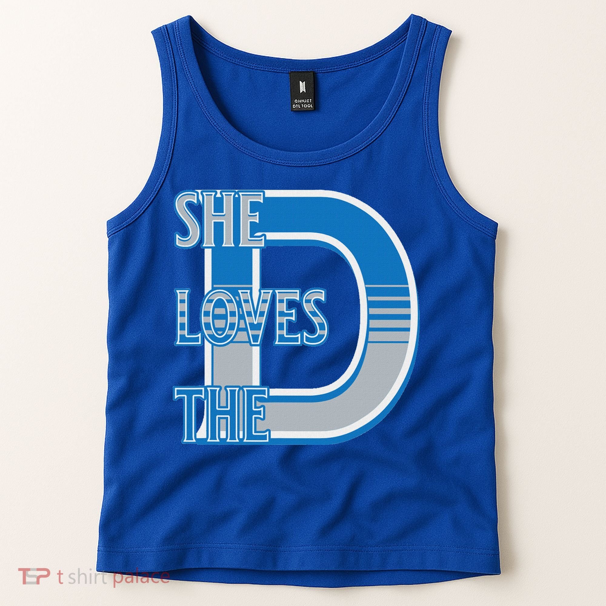Detroit 313 She Loves The D Tank Top