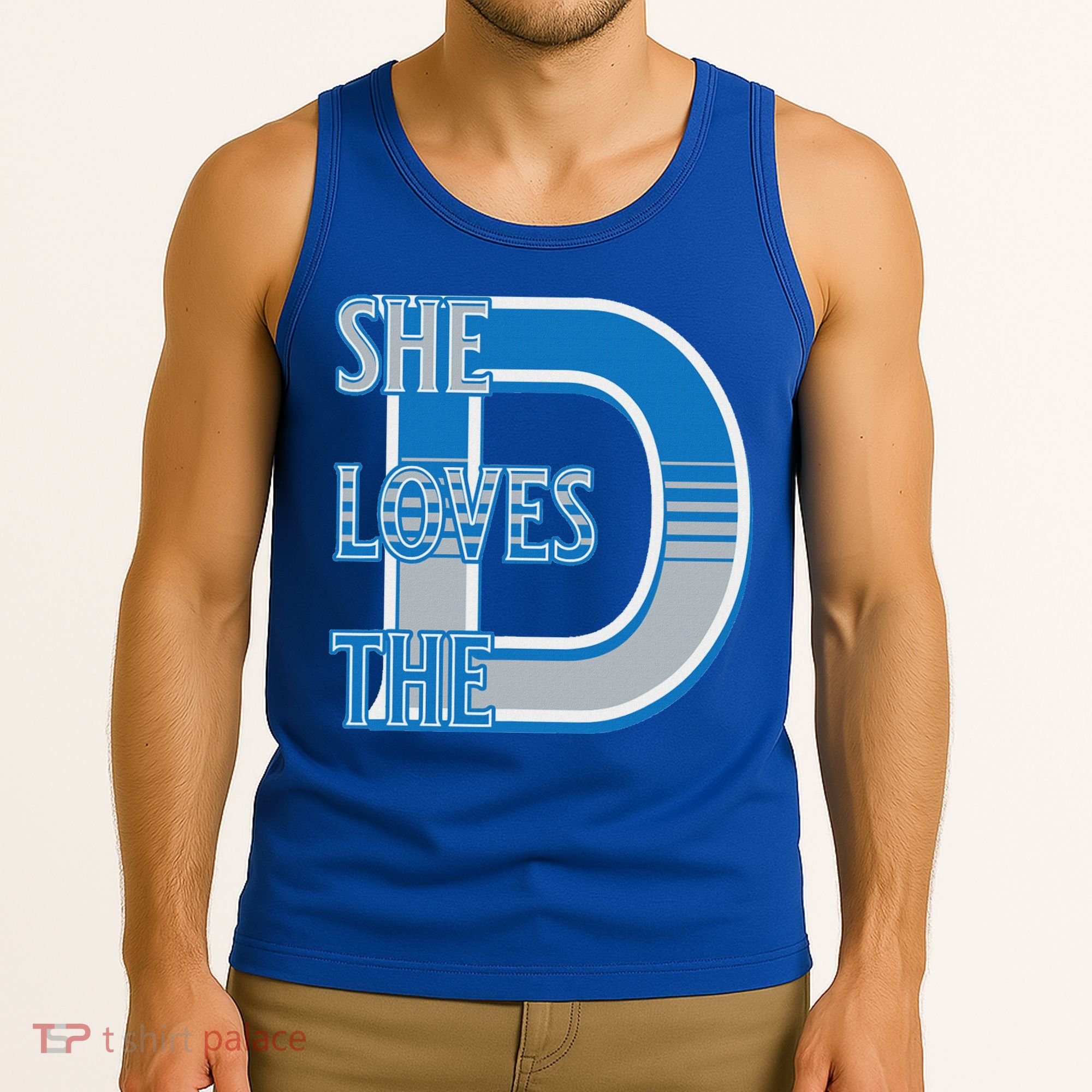 Detroit 313 She Loves The D Tank Top