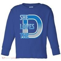 Detroit 313 She Loves The D Toddler Long Sleeve Shirt thumb 0
